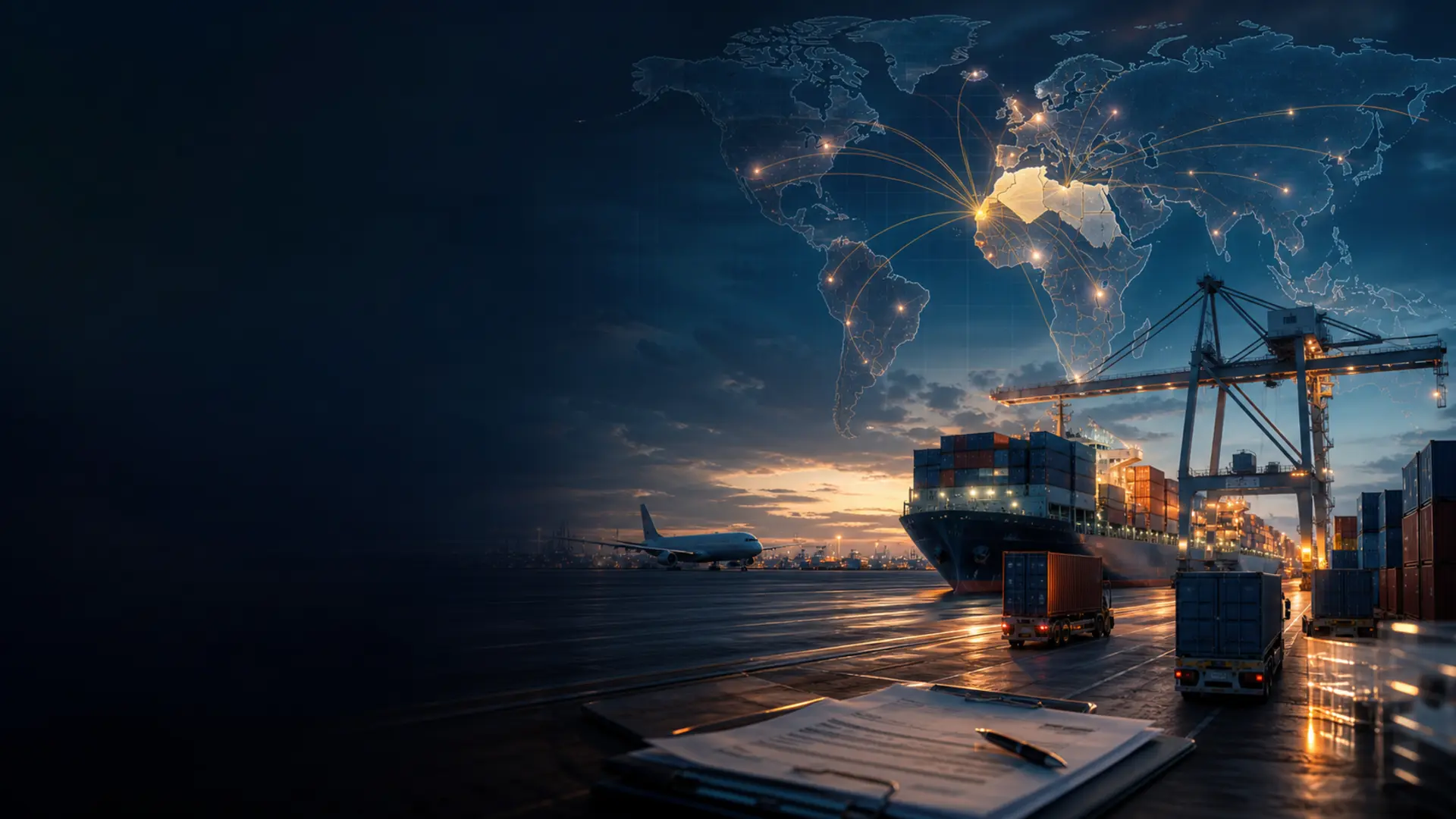Flux export depuis l’Algérie avec containers, port et lignes logistiques internationales